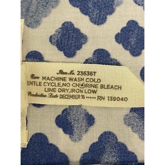 Matilda Jane Adventure Begins Womens Wandering Waters Top Blue Smocked Small - Picture 10 of 12